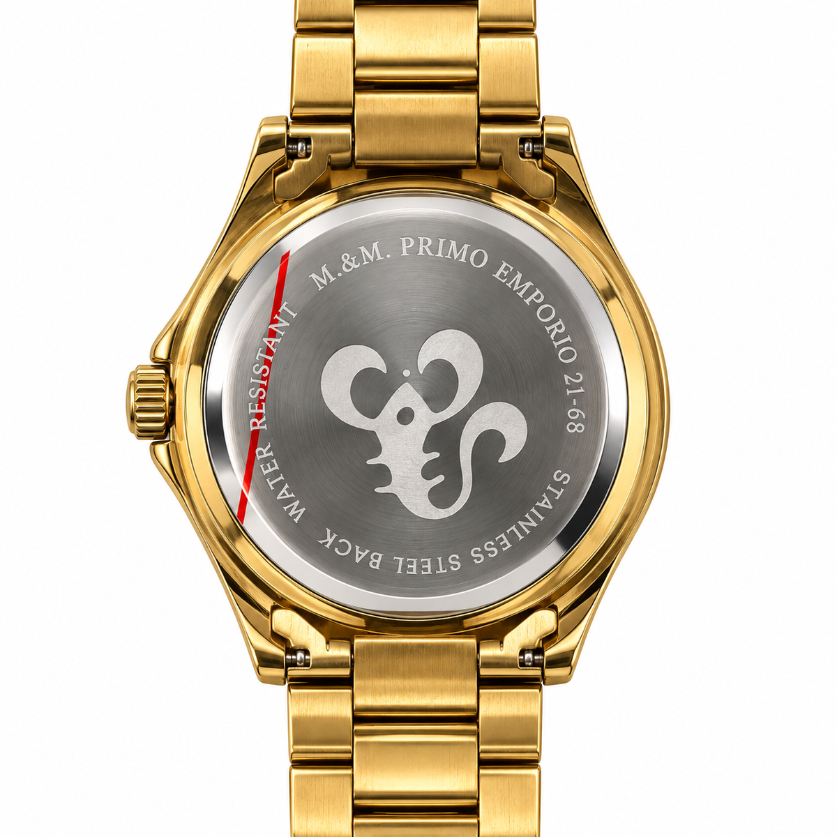 Orologio M&M Primo Emporio 21-68 dorato con quadrante effetto madreperla