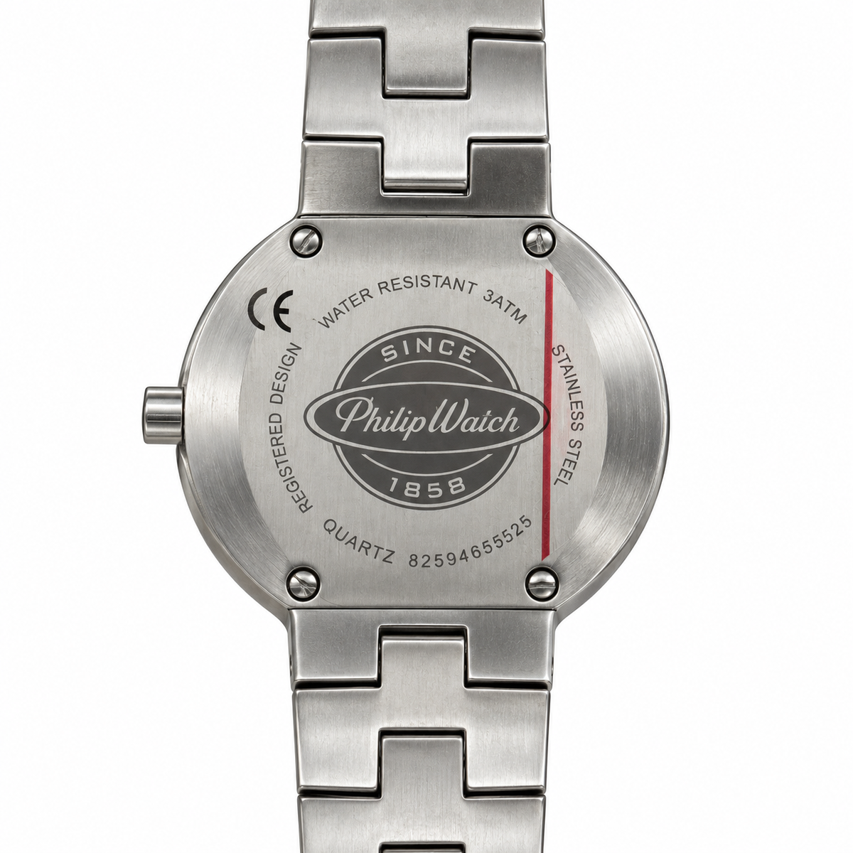 Orologio Philip Watch Kelis con quadrante nero e bracciale color argento