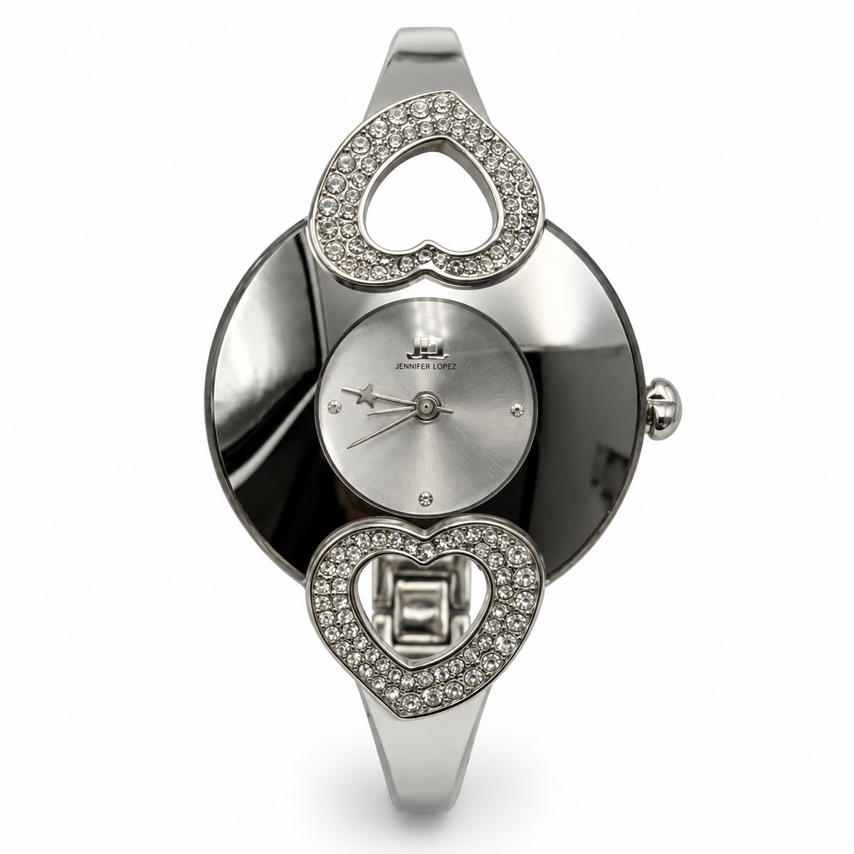 Orologio donna JLO by Jennifer Lopez color argento con cuori e strass