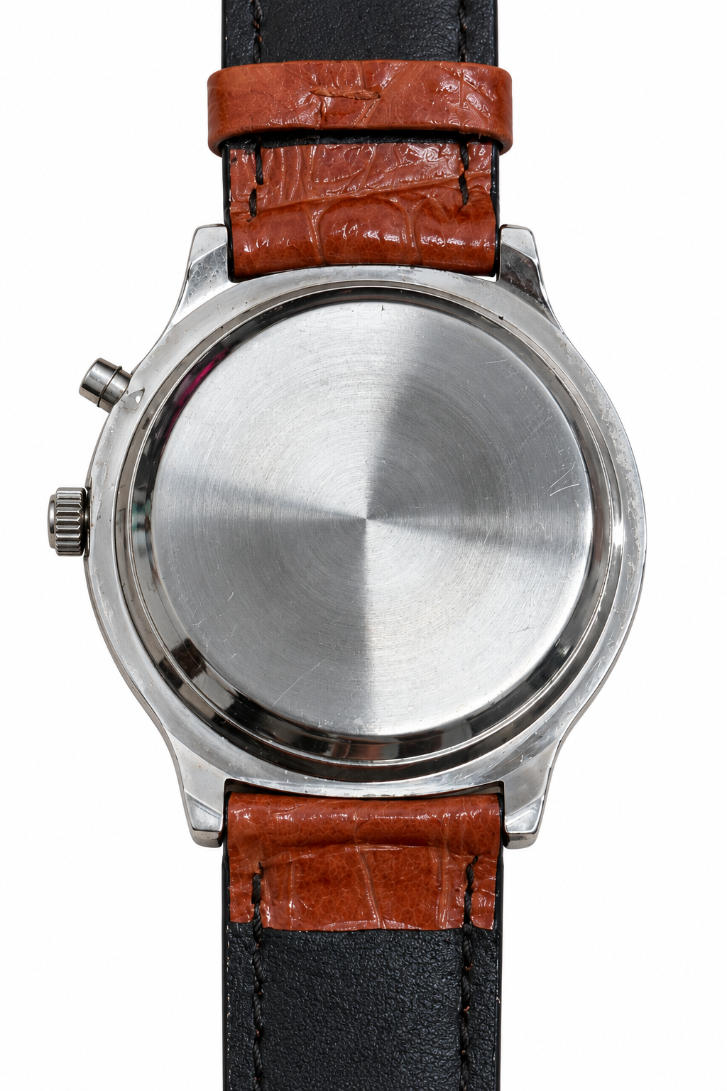 Orologio Alexander con quadrante bianco e cinturino marrone