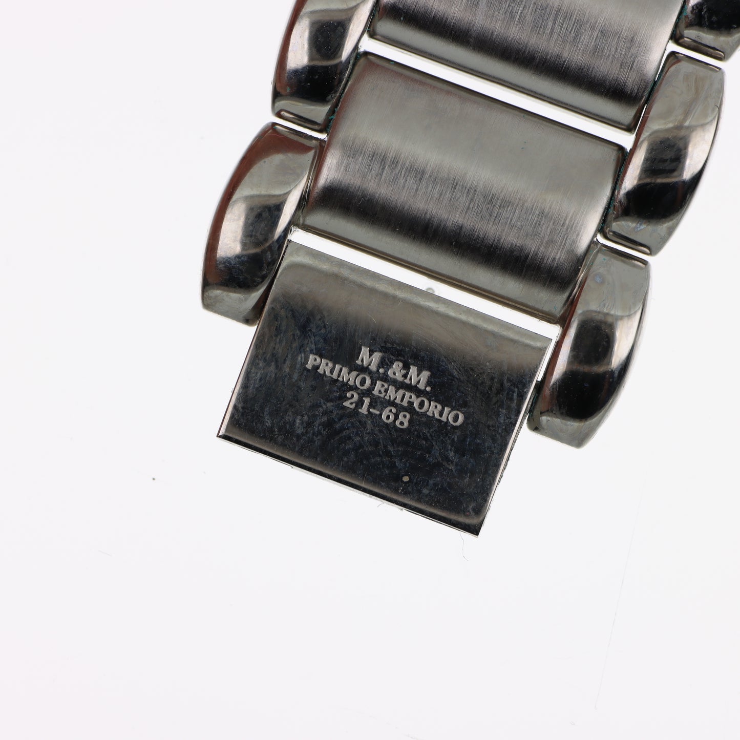 M&M Primo Emporio - Orologio Donna Tonneau Acciaio Quadrante Nero Numeri Romani