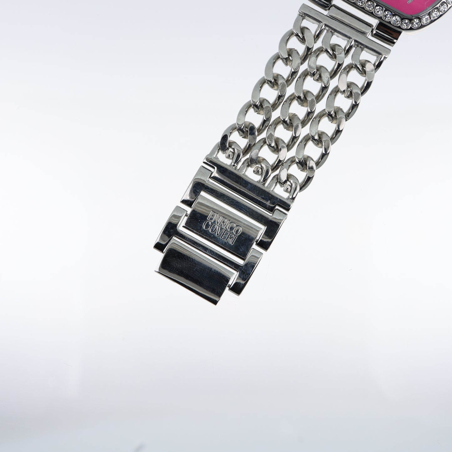 Enrico Coveri - Orologio Donna Quadrante Fucsia con Bracciale a Catena