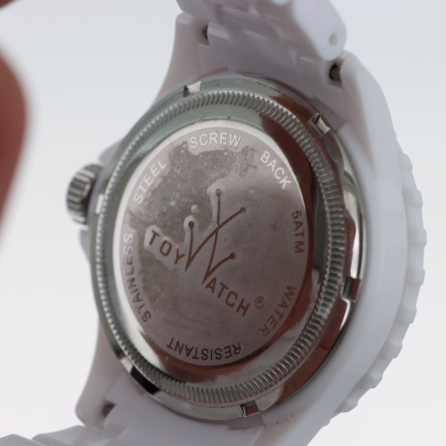 Orologio ToyWatch Professional Quartz Total White - Lunetta Girevole e Bracciale in Silicone