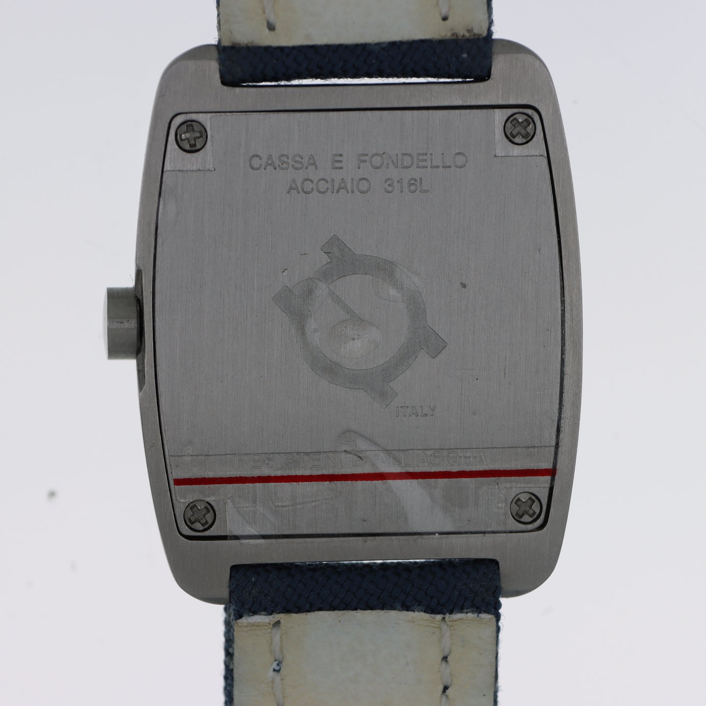 Spazio24 – Orologio Uomo White Dial 5ATM Cinturino Canvas Navy