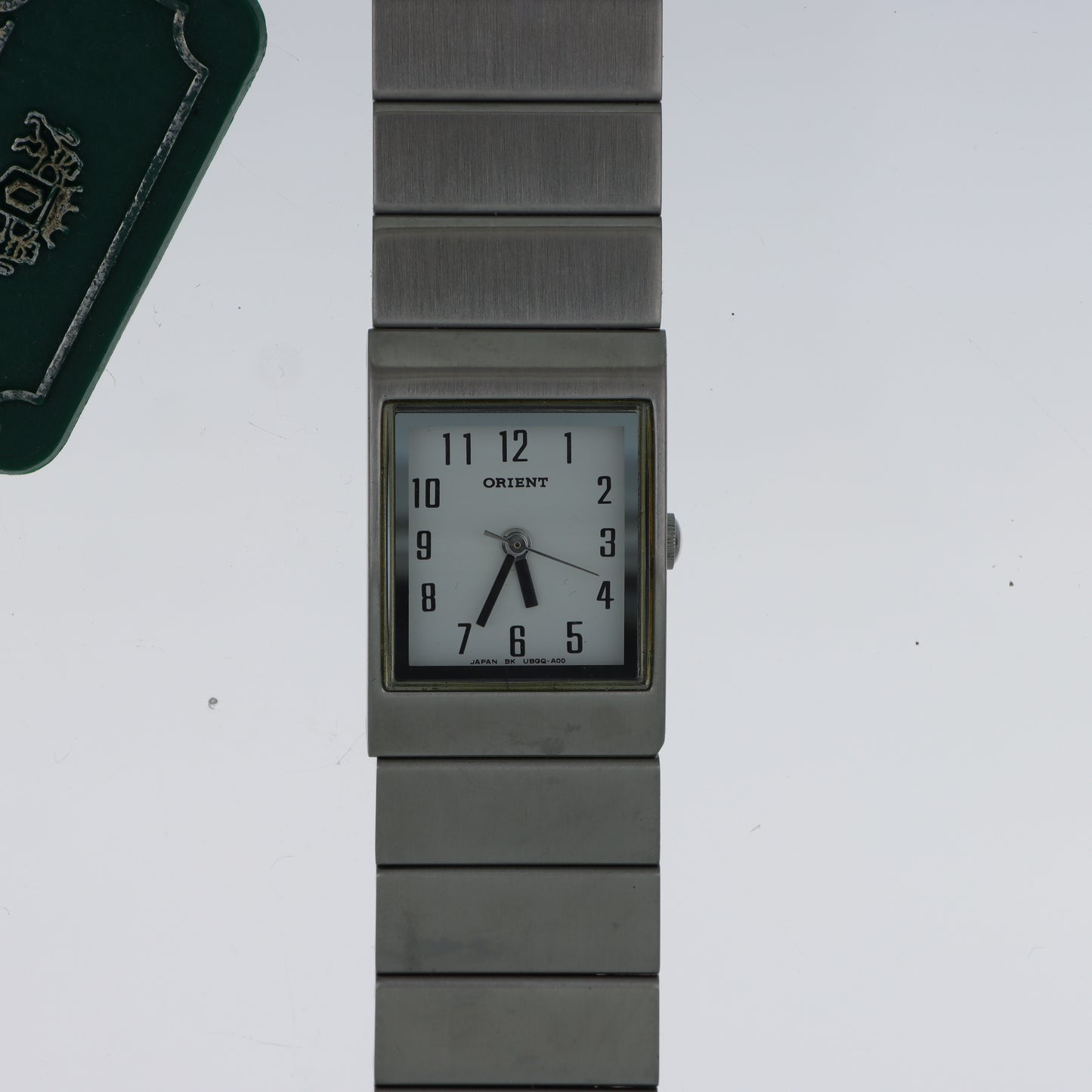 Orologio Orient UBGQ-A00 – Quarzo Rettangolare in Acciaio