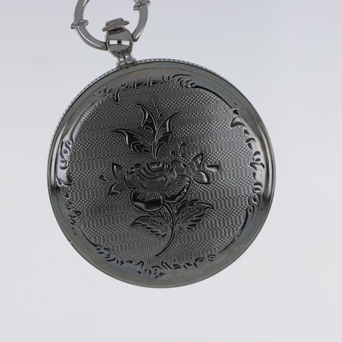 Orologio da Tasca Open-Face – Argentato Numeri Romani Blu e Stelle