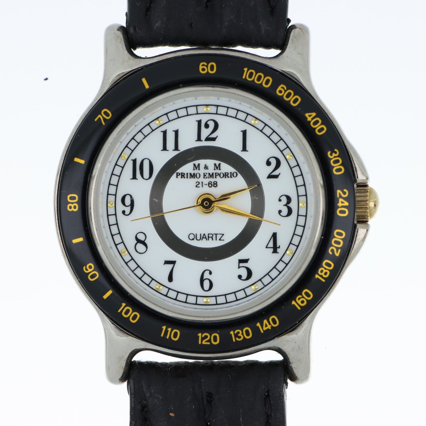 M&M Primo Emporio 21-68 Quarzo — Orologio Unisex con Ghiera Tachimetrica