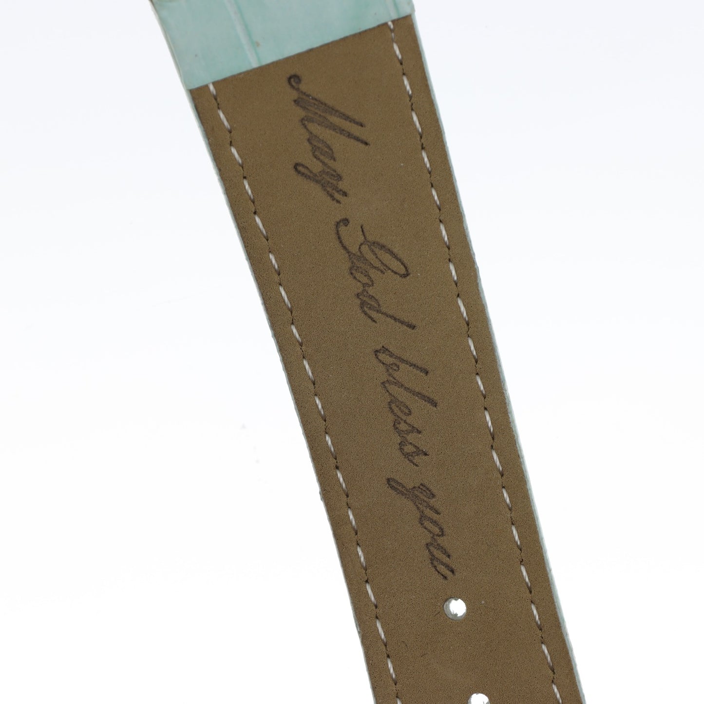 O.I.W. Cross Gold — Orologio Donna Cassa a Croce Dorata Madreperla