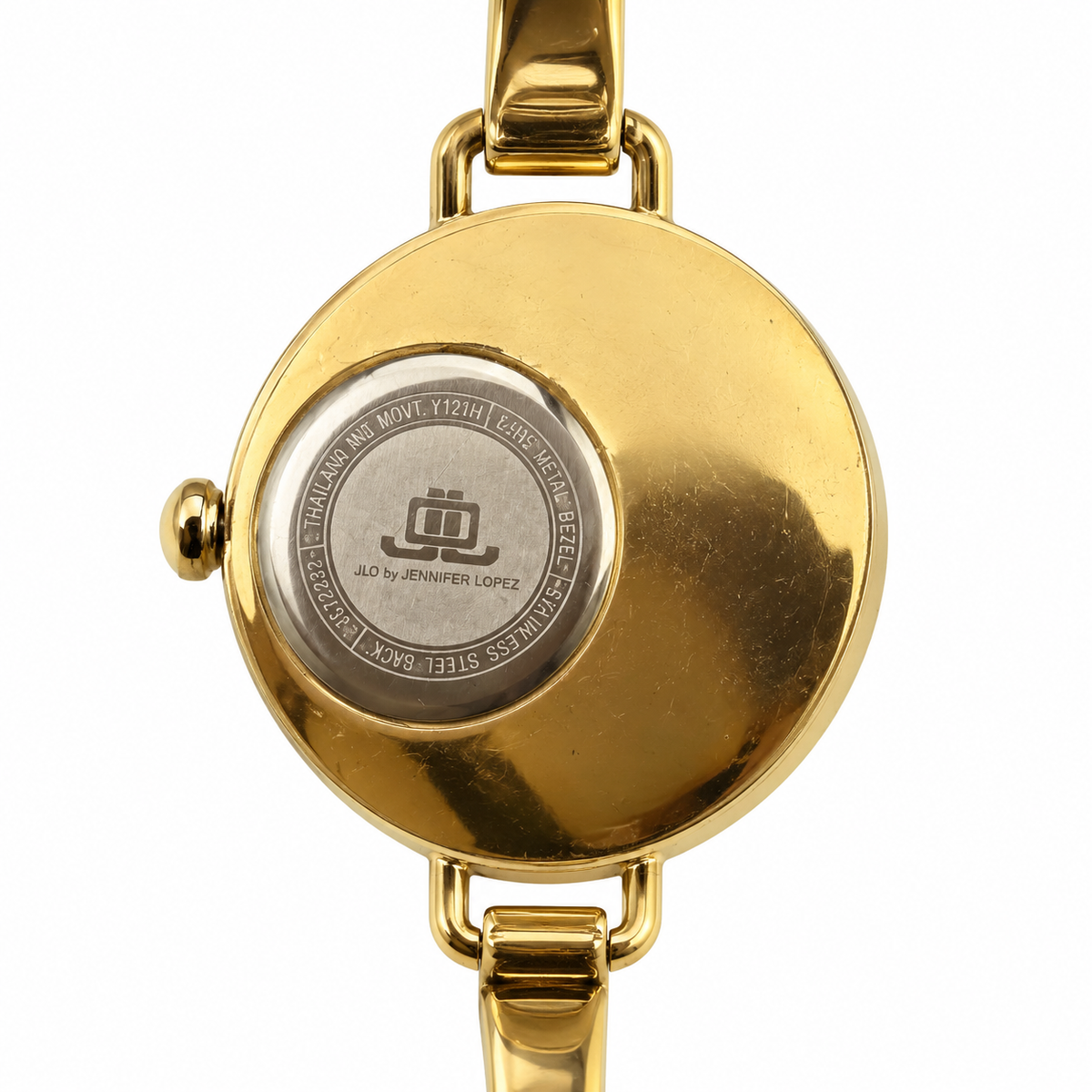 Orologio donna JLO by Jennifer Lopez effetto tartaruga e oro con quadrante decentrato