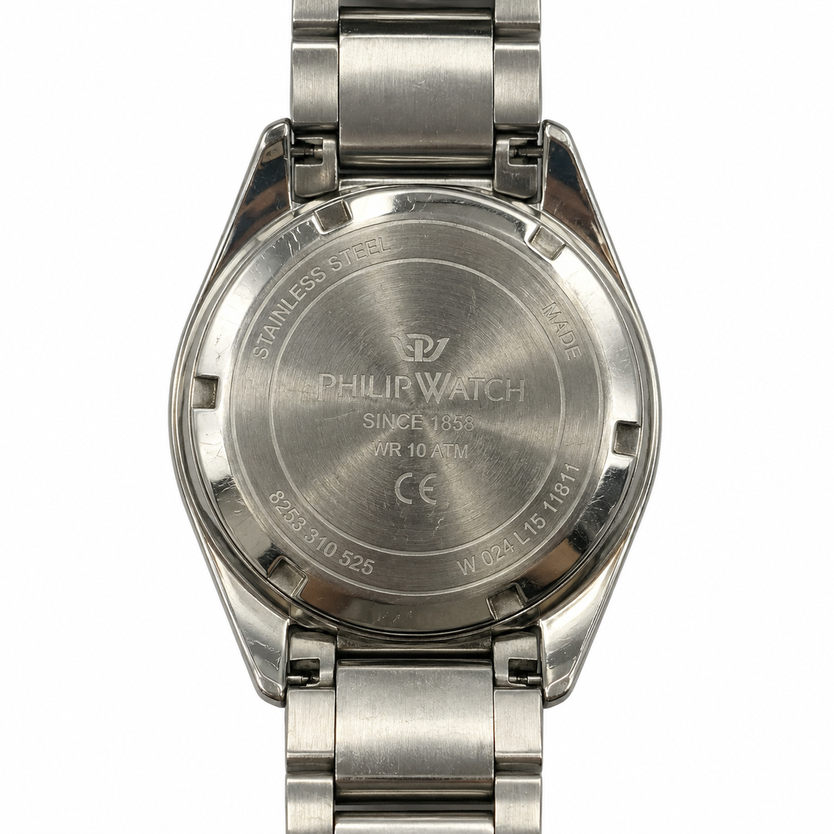 Philip Watch quadrante blu per ricambi – Senza movimento e corona, non funzionante