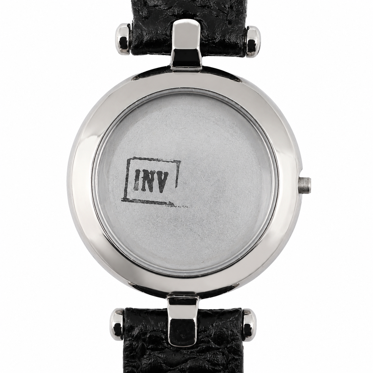 Bulova 955519 — Cassa Vuota Base Metal con Cinturino Pelle Nera