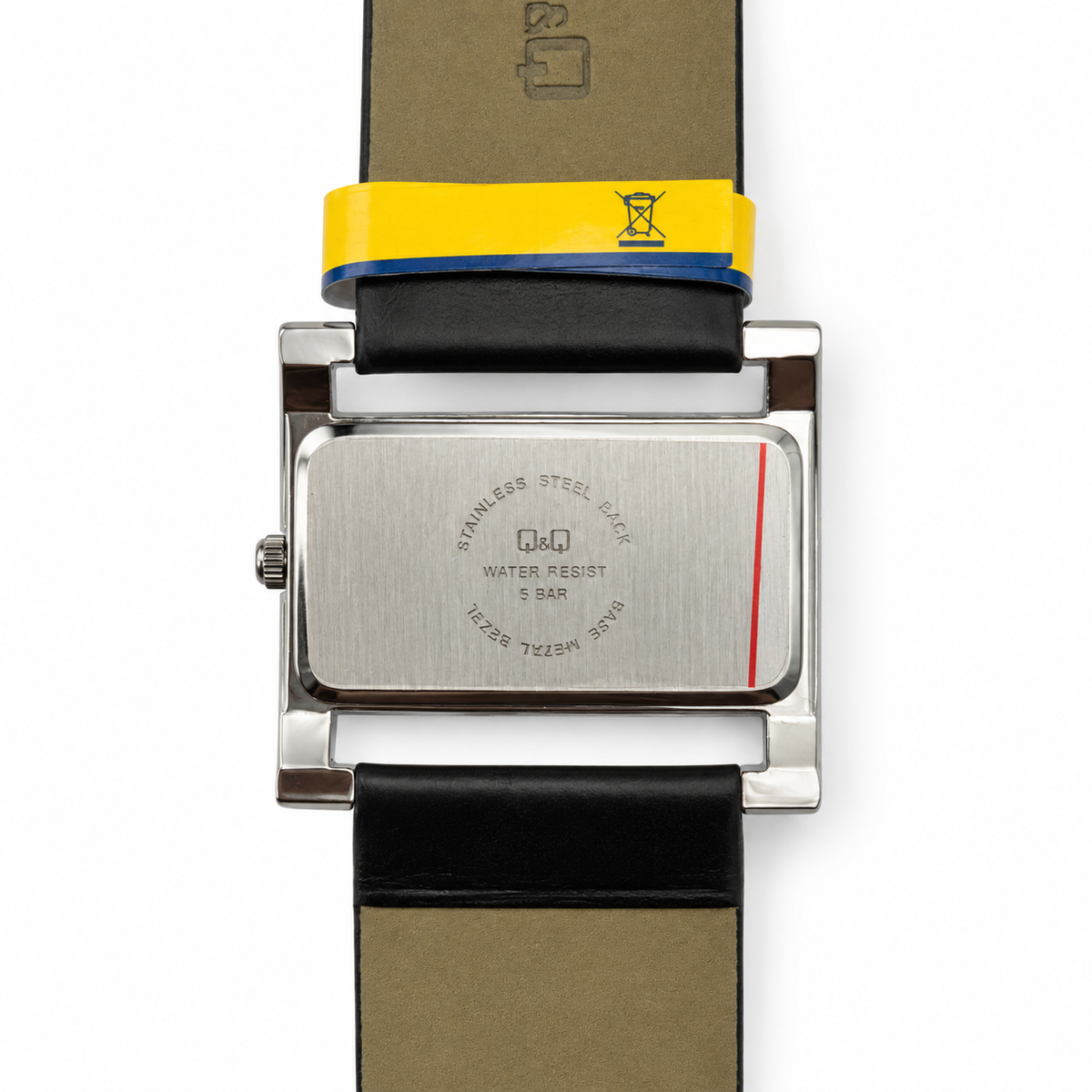 Orologio Q&Q rettangolare con dettagli luminosi – Bianco o Nero