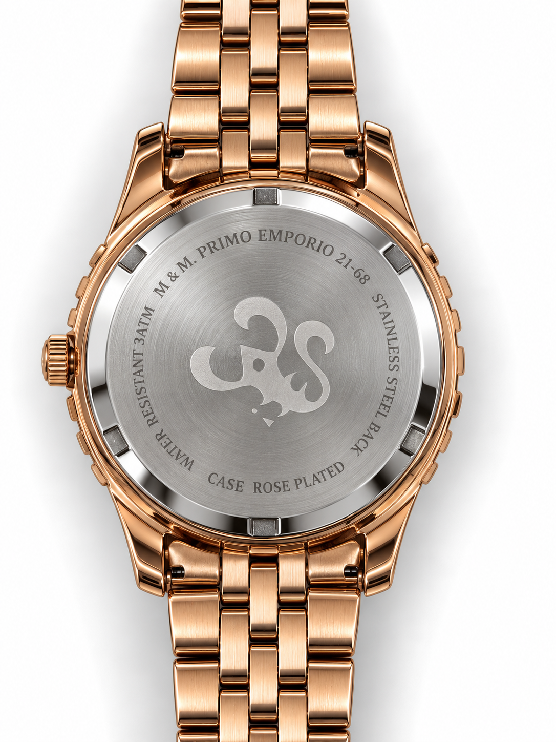 M&M Primo Emporio 21-68 — Orologio Donna Rose Gold Strass | Quadrante Rosa, Nero o Bianco