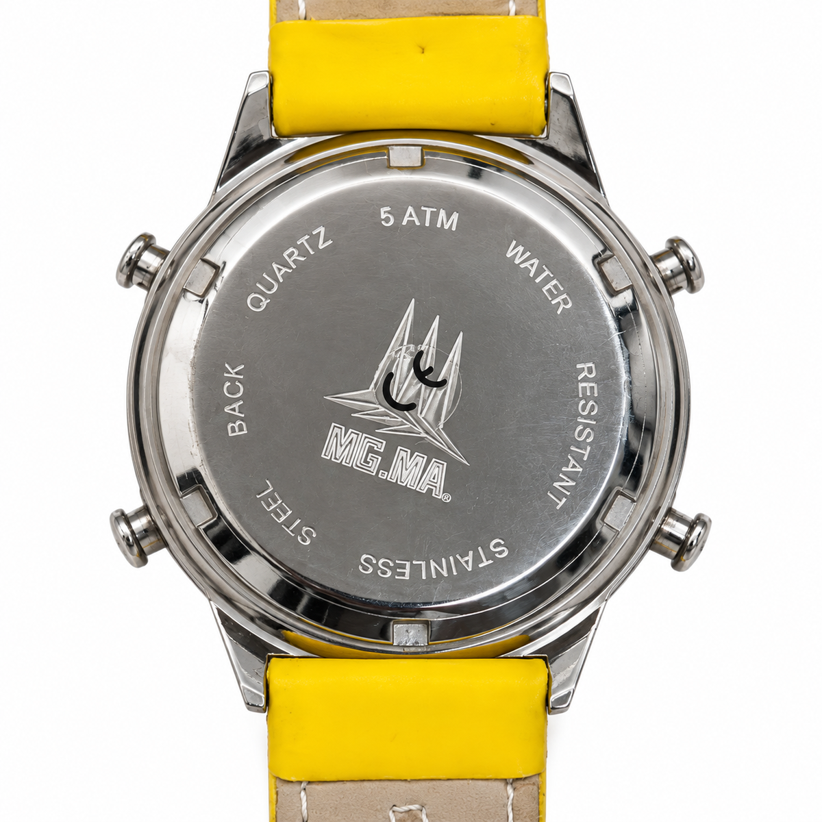 Orologio cronografo analogico-digitale MG.MA giallo WR50