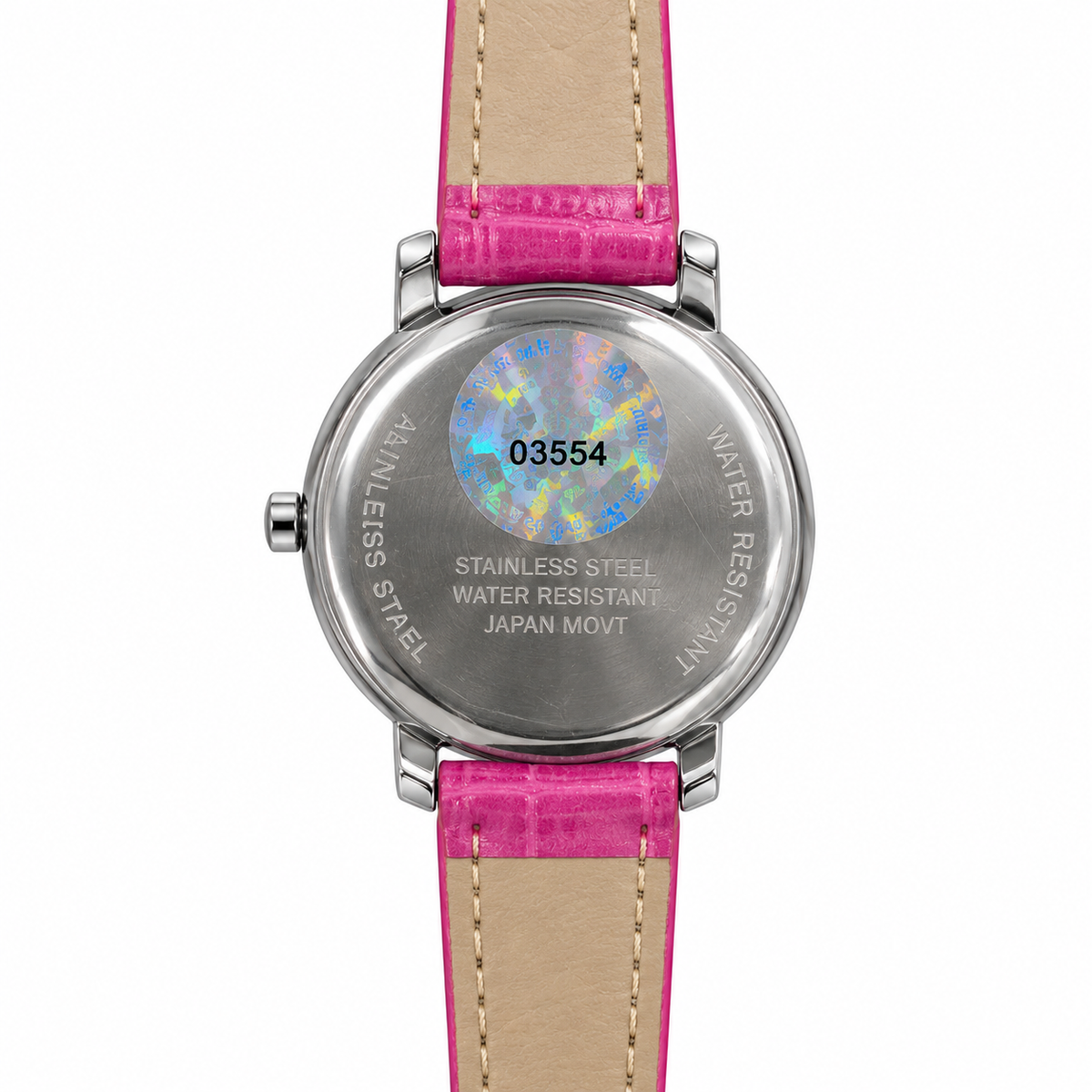 Orologio Mini Miniature con Quadrante Picnic in Miniatura - Cinturino Rosa Fucsia