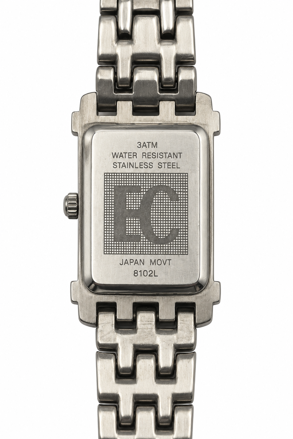 Orologio Enrico Coveri 8102L rettangolare con quadrante blu e piccoli secondi