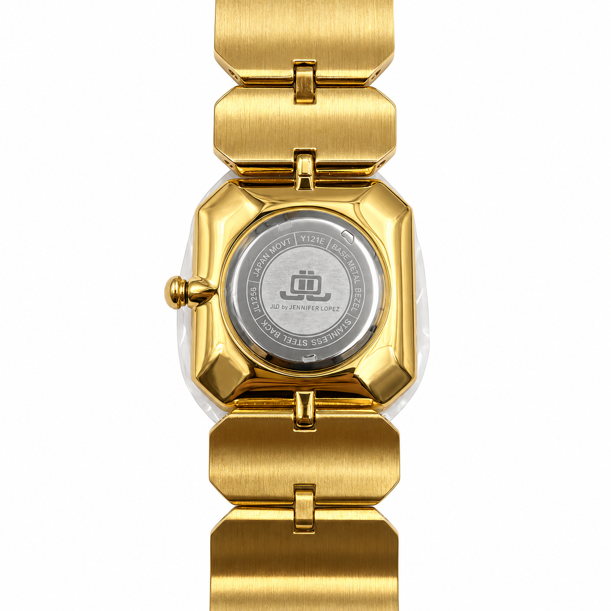 Orologio donna JLO by Jennifer Lopez avorio e oro con quadrante quadrato