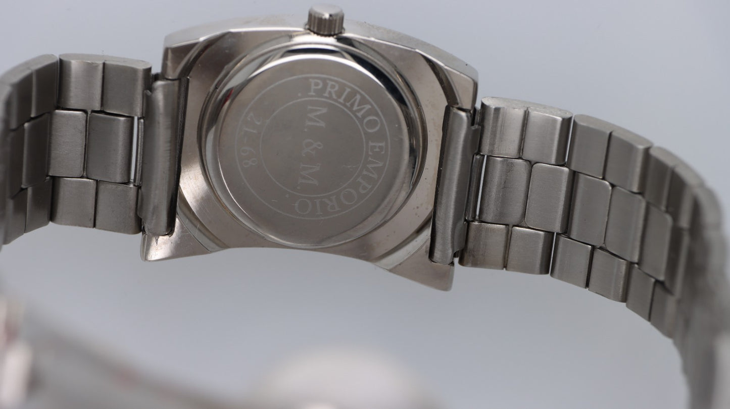Men's Vintage Minimal Quartz Silver Steel Elegant Fashion Watch