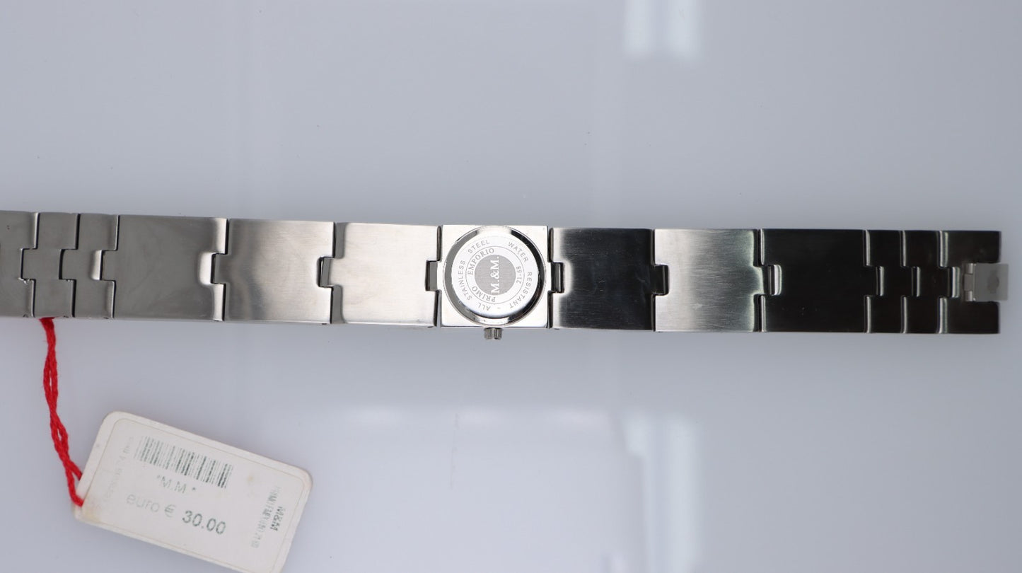 M&M Primo Emporio Orologio Donna Geometrico Acciaio Quarzo