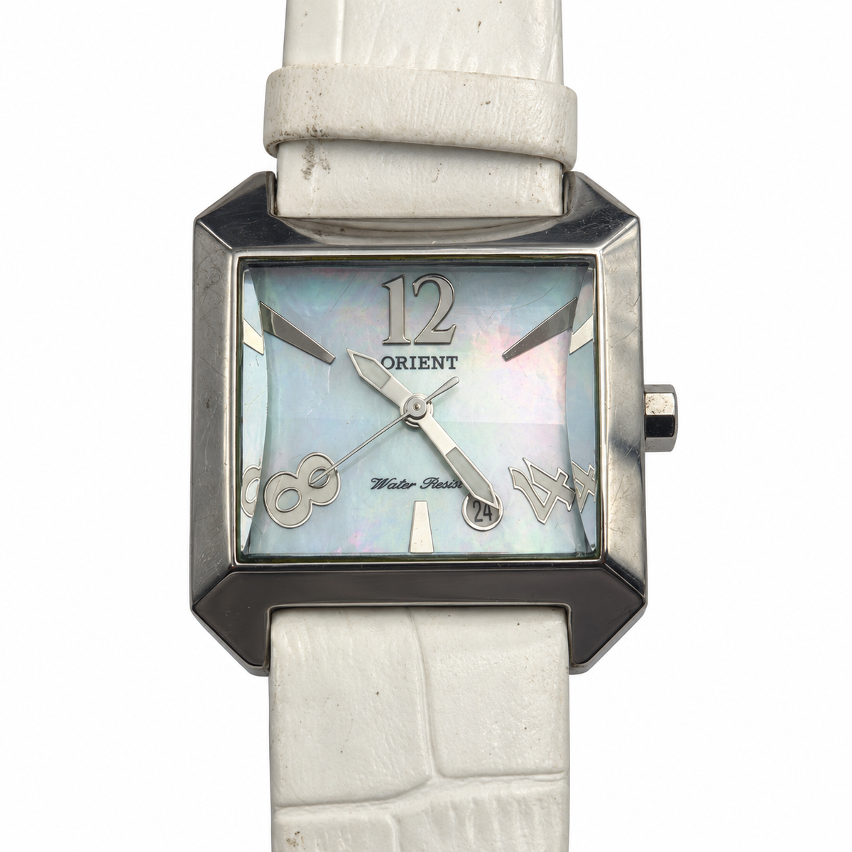Orologio Orient quadrato per ricambi – Fondo di magazzino, 3 colori