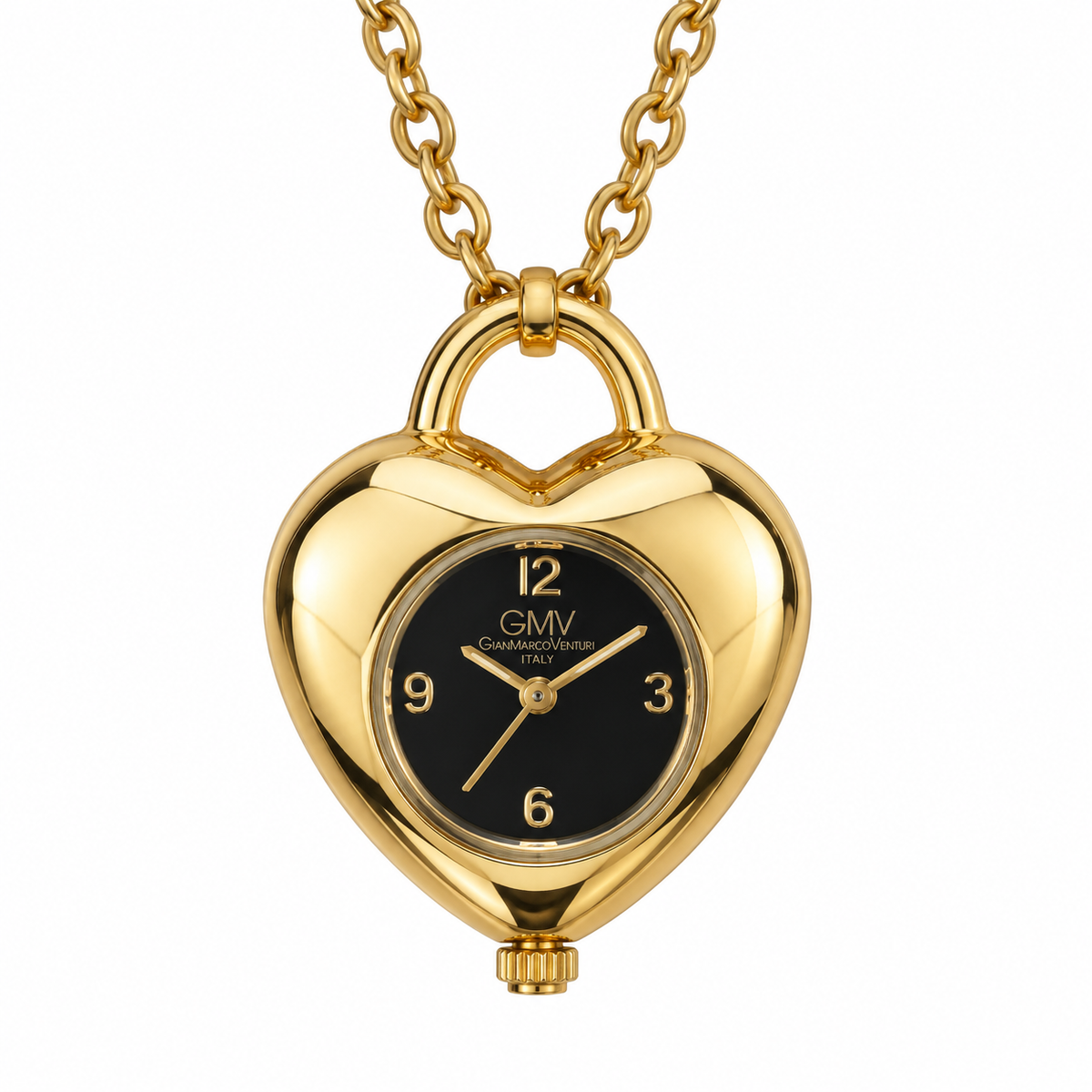 GMV Gianmarco Venturi – Orologio Ciondolo Cuore Silver
