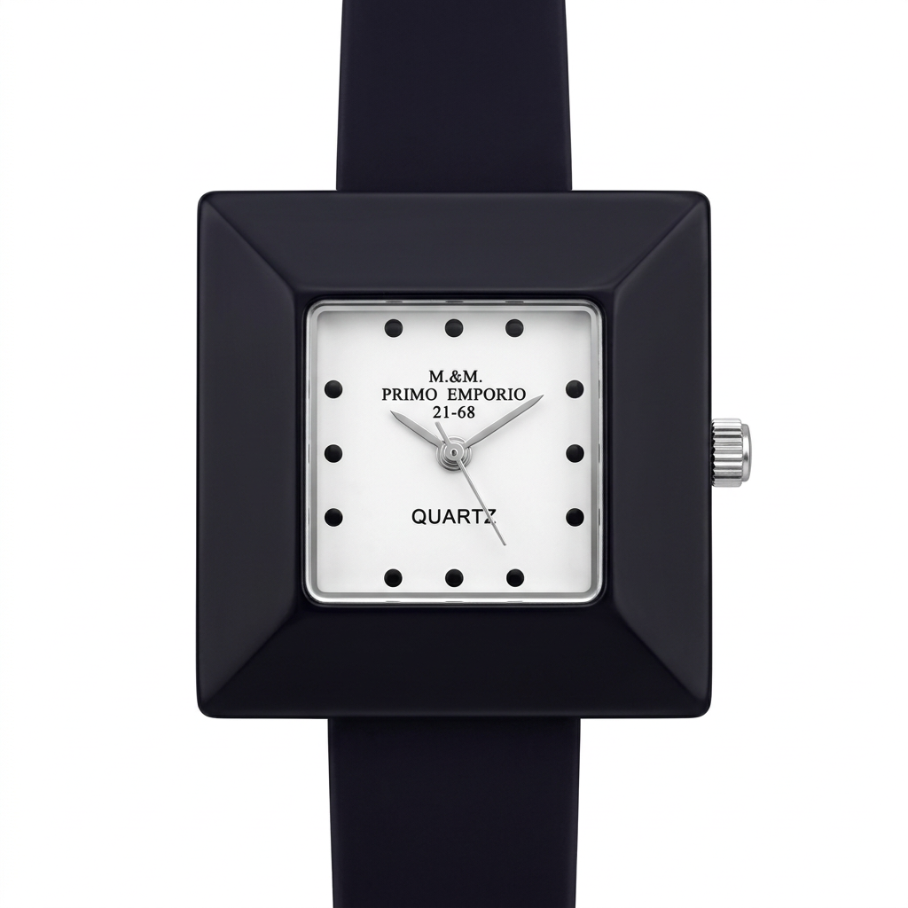 Orologio donna M&M Primo Emporio 21-68 Pyramid con cassa quadrata in 9 colori