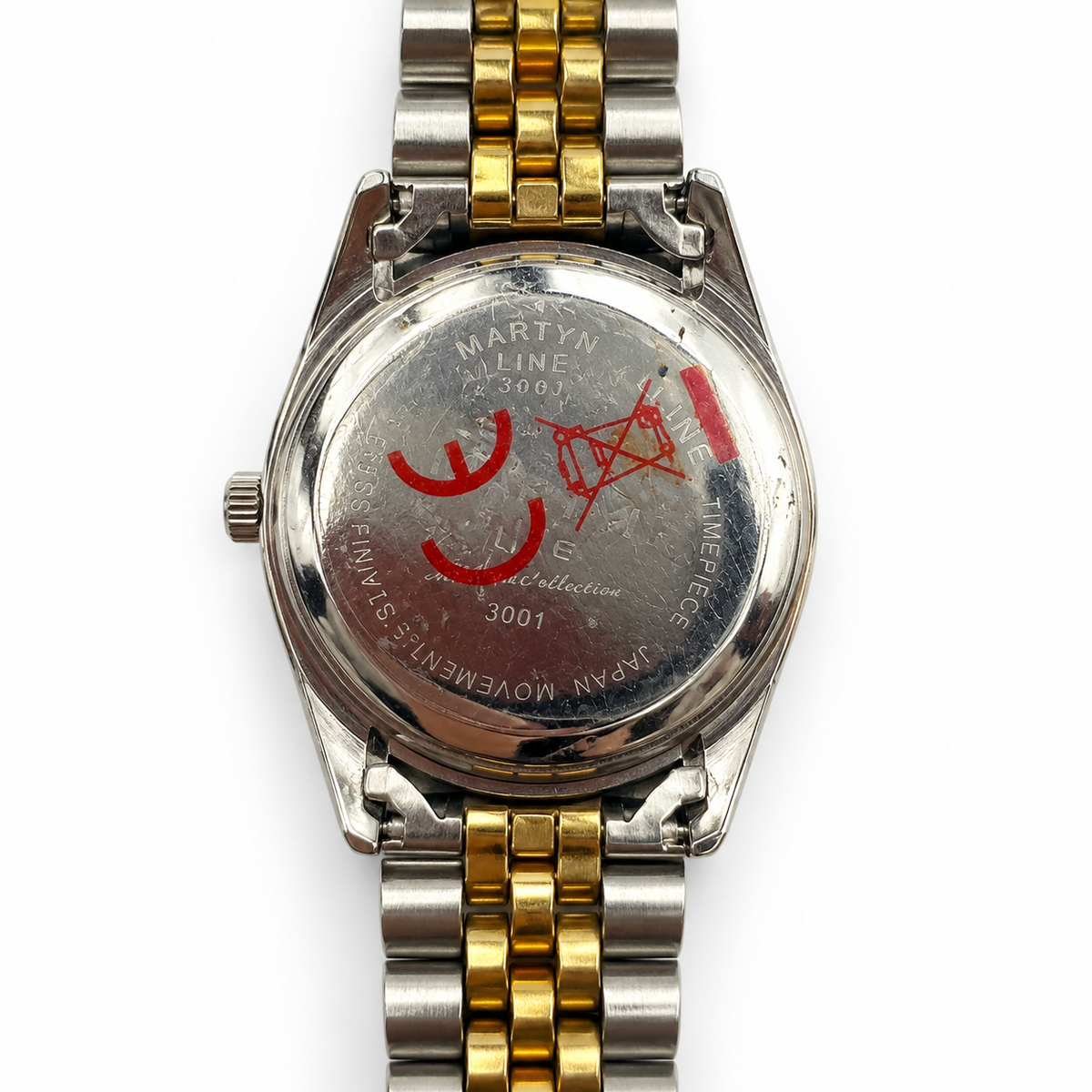 Orologio donna Martyn Line Marina Collection bicolore con strass e numeri romani
