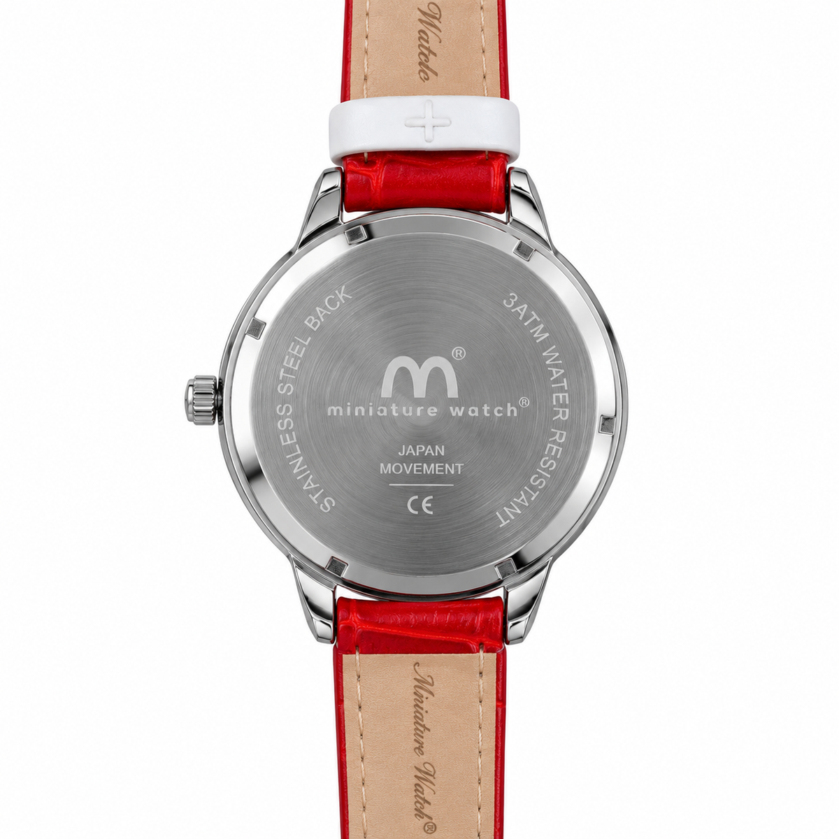 Orologio Mini Miniature Tema Londra - Cinturino Rosso e Quadrante in Miniatura