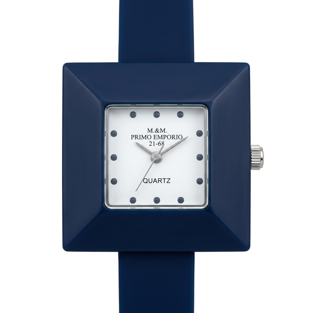 Orologio donna M&M Primo Emporio 21-68 Pyramid con cassa quadrata in 9 colori