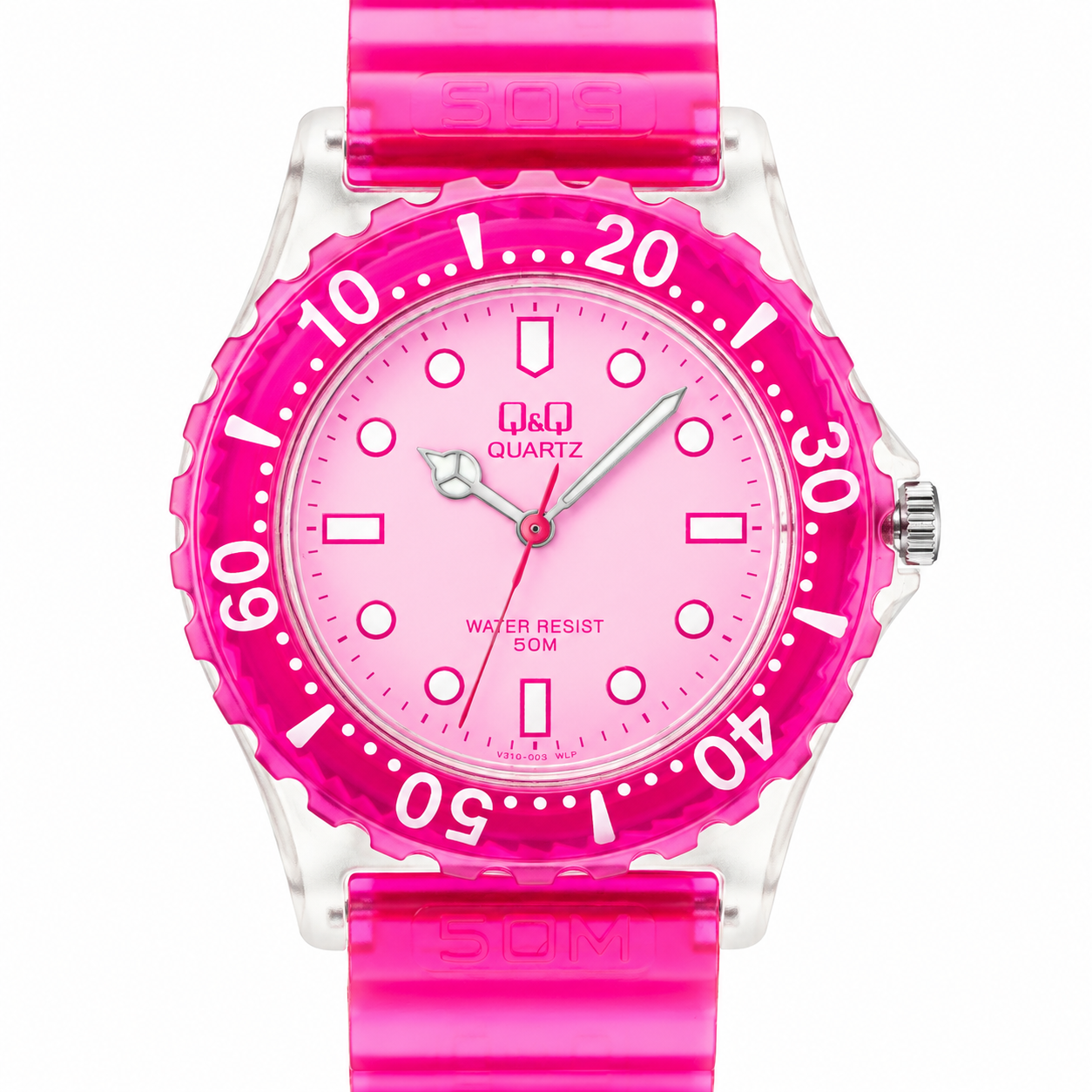 Orologio Q&Q Quartz Sport Rosa – Water Resist 50M