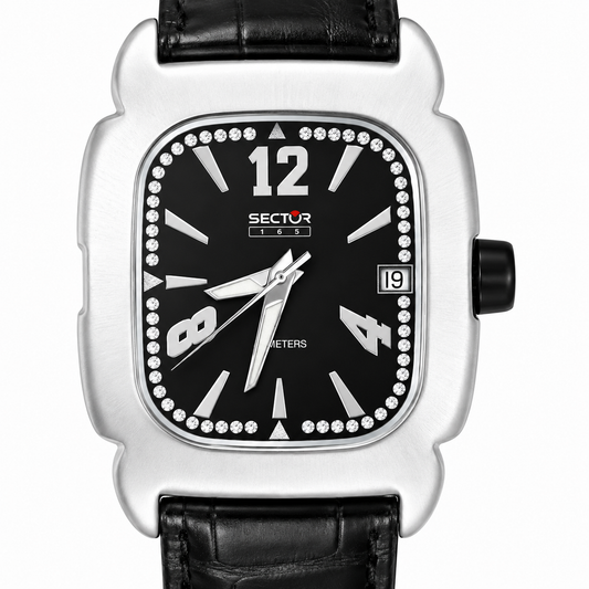 Sector 165 – Orologio Donna Black Crystal