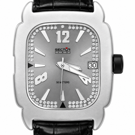 Sector 165 – Orologio Donna Grey Crystal Water Resistant 50M