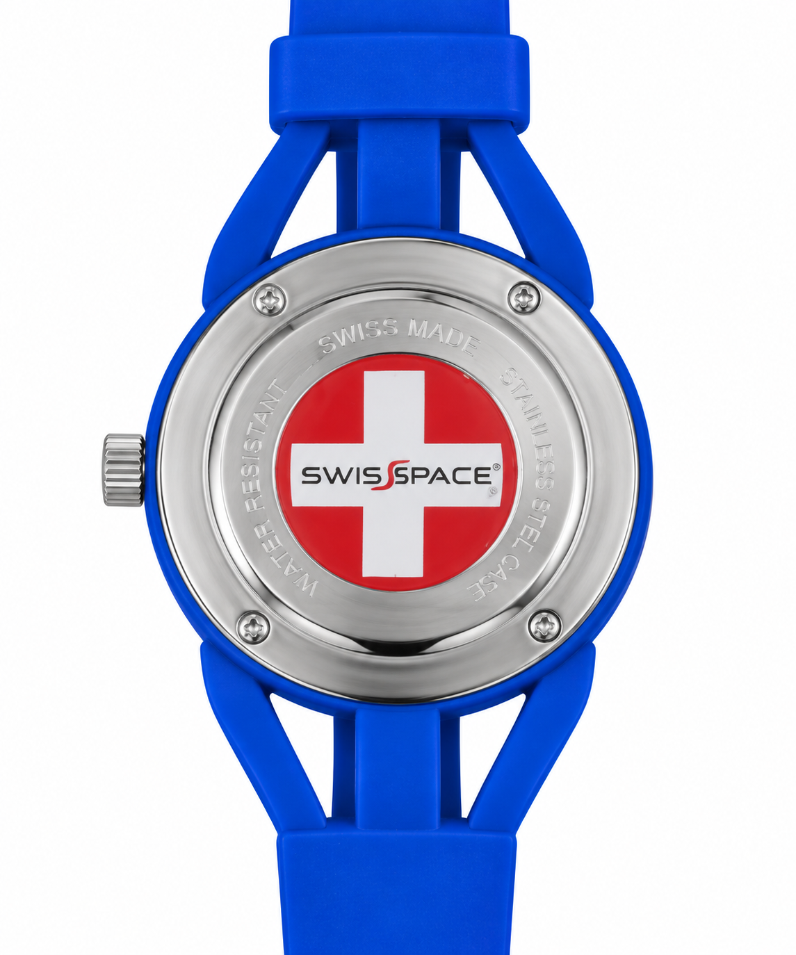 Swiss Space Bat Edition – Orologio Uomo Unisex Cinturino Silicone Pipistrelli | Nero, Blu