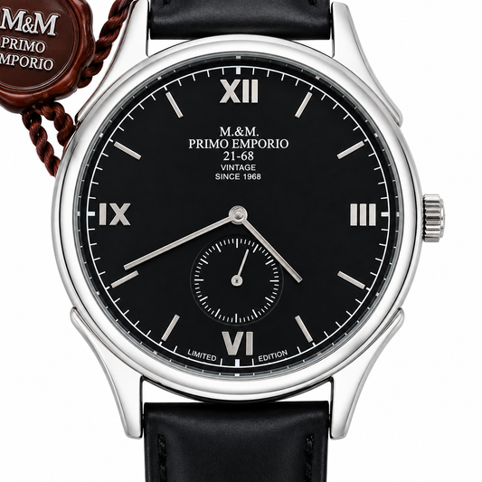 M.&M. Primo Emporio 21-68 – Orologio Uomo Vintage Limited Edition Quadrante Nero