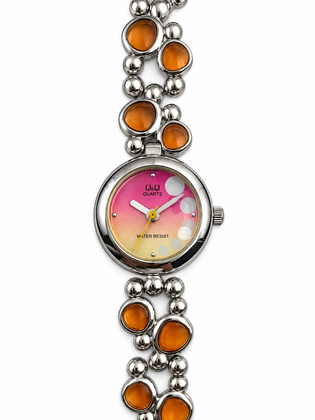Orologio Q&Q Tramonto con bracciale color ambra