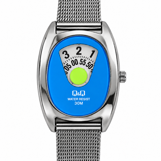 Q&Q Orologio Donna a Dischi con Bracciale Mesh – Rosa o Blu