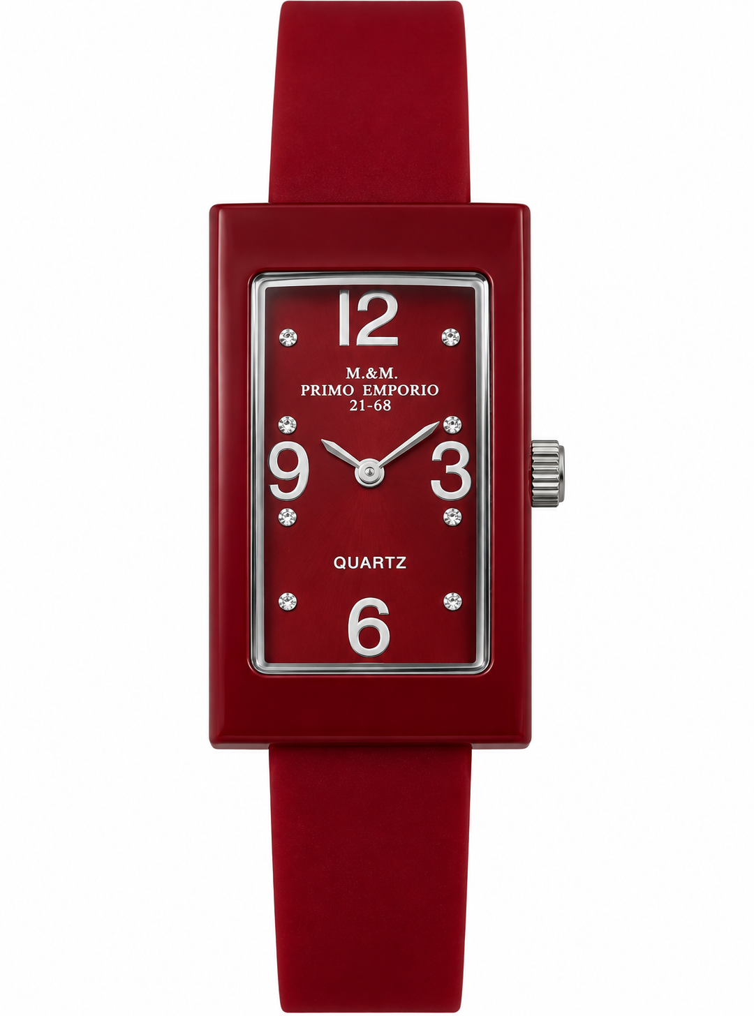 Orologio donna M&M Primo Emporio 21-68 rettangolare con punti luce in 13 colori