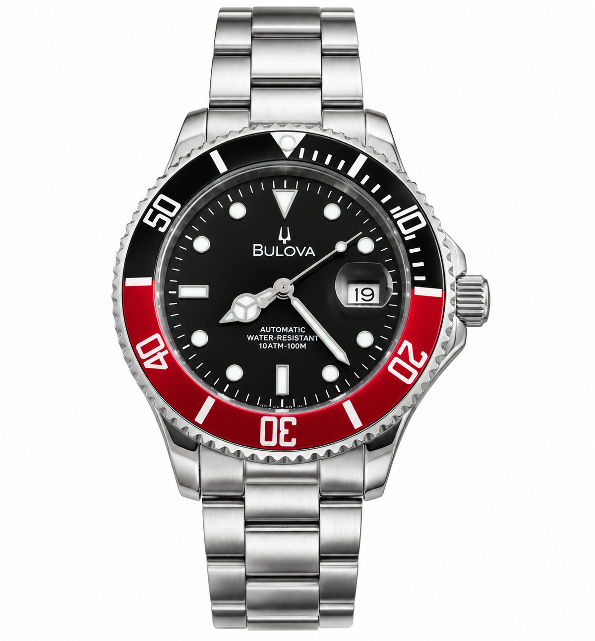 Bulova Automatico Marine Star 96B321 – Diver Nero/Rosso