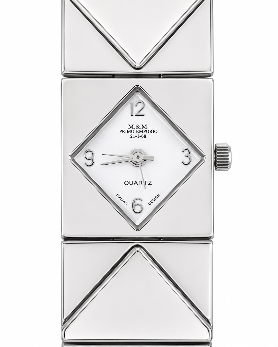 M&M Primo Emporio Orologio Donna Geometrico Acciaio Quarzo