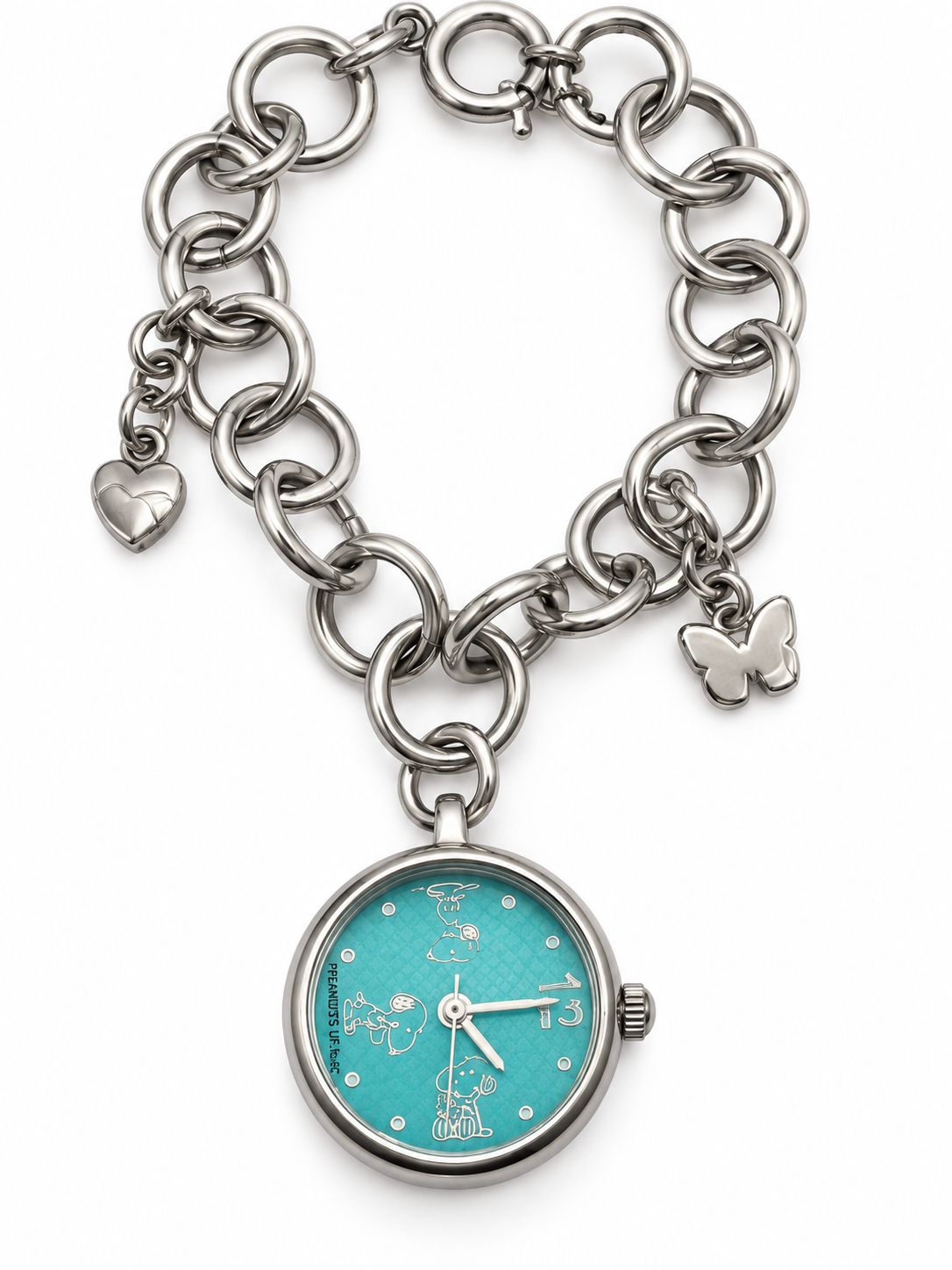 Bracciale orologio OPEX Snoopy con quadrante turchese – Piccoli istanti felici