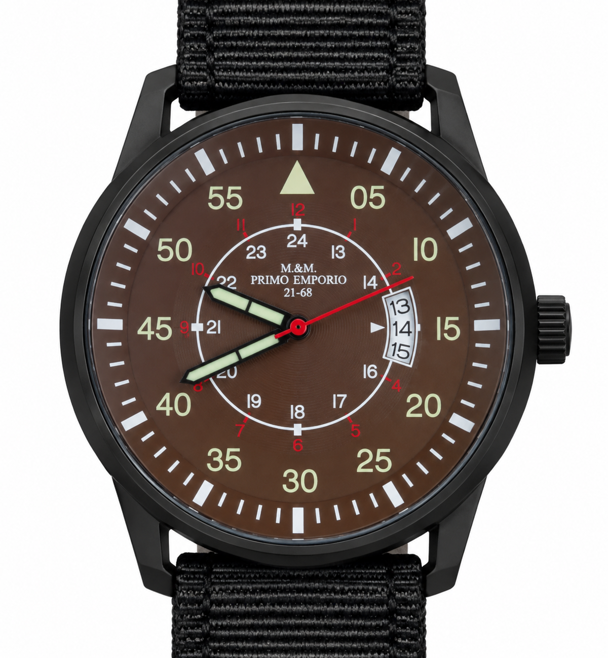 Orologio M&M Primo Emporio «Rotte Urbane» – Quadrante nero, bianco, verde o marrone