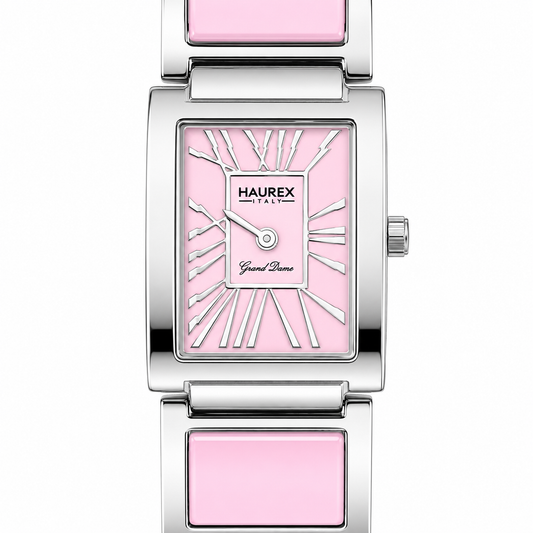 Haurex Italy Grand Dame – Orologio Donna Rosa Ceramica