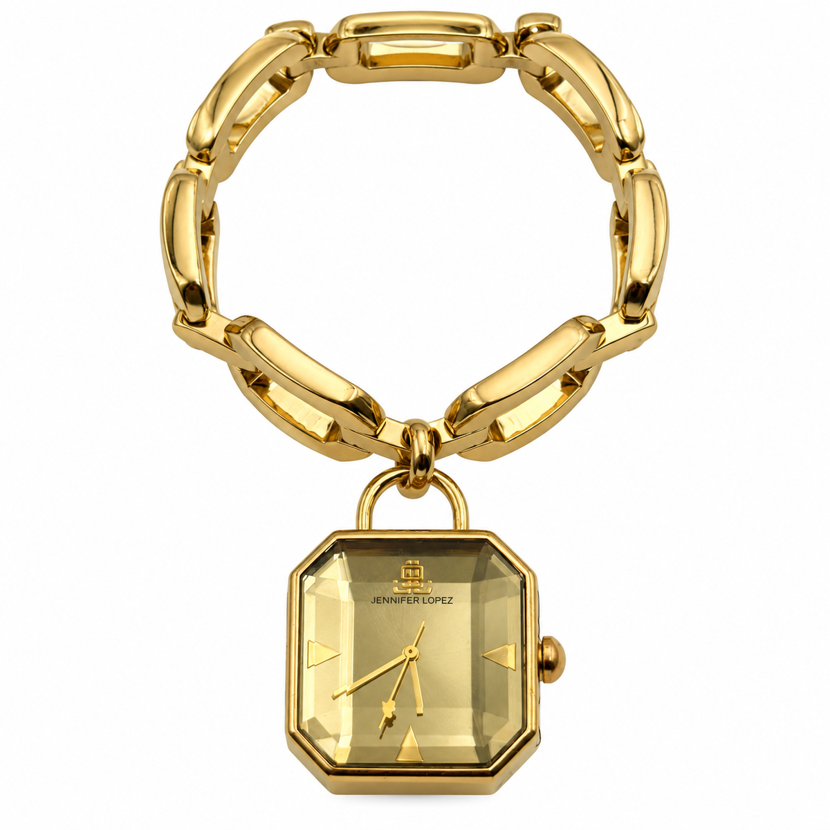 Orologio donna JLO by Jennifer Lopez color oro con quadrante pendente stile lucchetto
