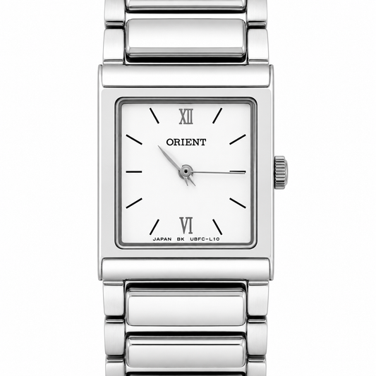 Orologio Orient UBFC-L10 – Donna Quarzo Rettangolare in Acciaio