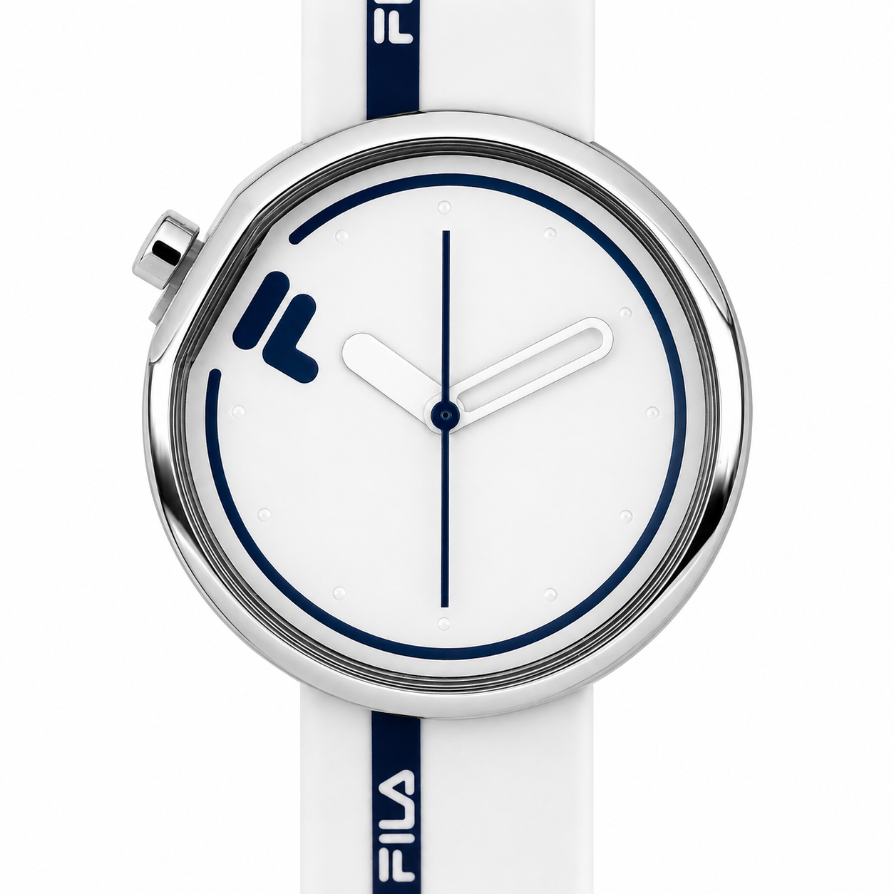 Fila – Orologio Unisex Quadrante Bianco Cinturino Silicone Sportivo
