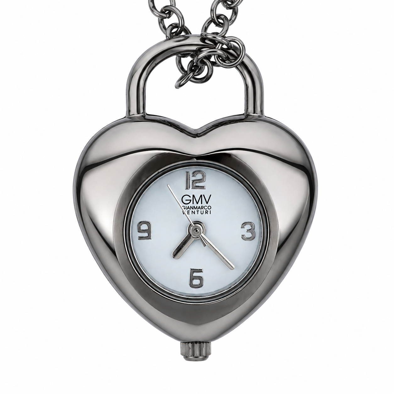 GMV Gianmarco Venturi – Orologio Ciondolo Cuore Silver