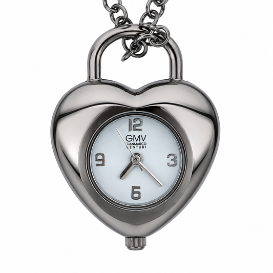 GMV Gianmarco Venturi – Orologio Ciondolo Cuore Silver