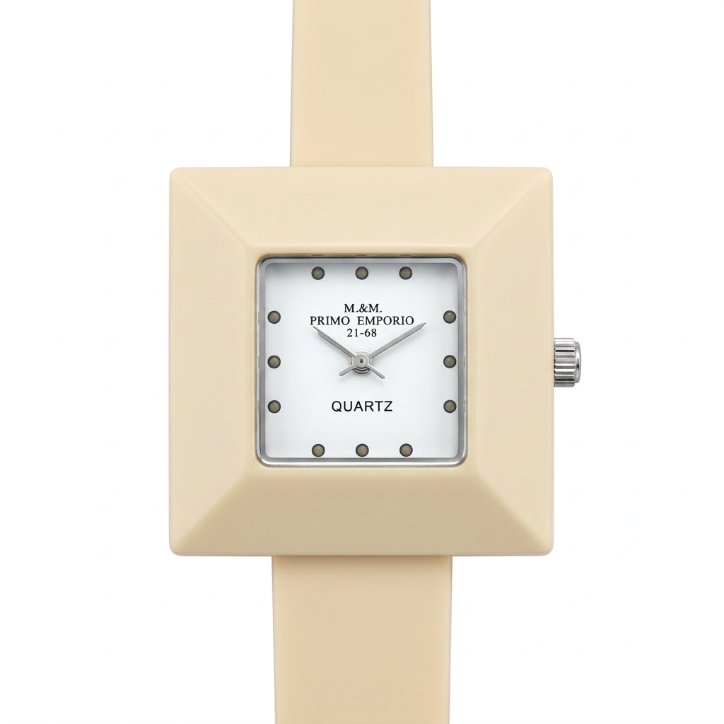 Orologio donna M&M Primo Emporio 21-68 Pyramid con cassa quadrata in 9 colori