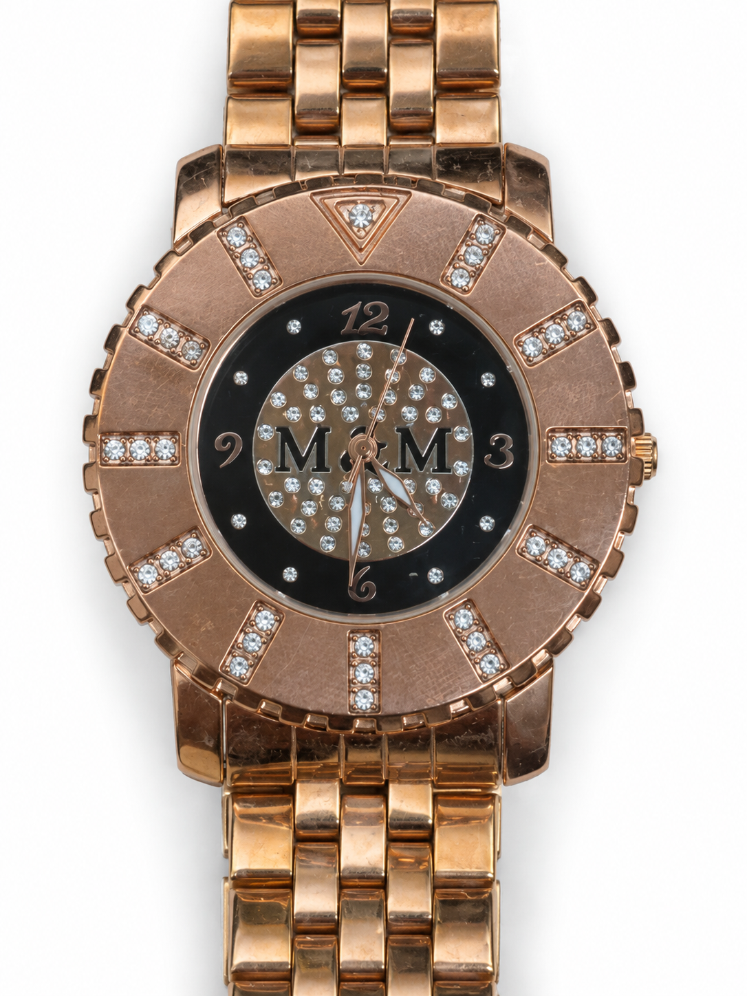 M&M Primo Emporio 21-68 — Orologio Donna Rose Gold Strass | Quadrante Rosa, Nero o Bianco