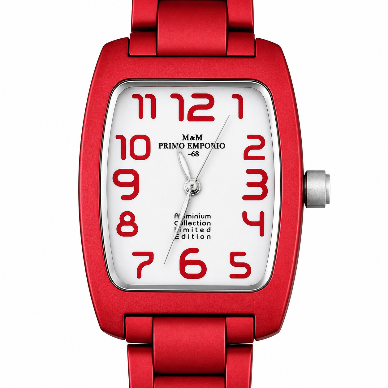 M&M Primo Emporio -68 – Orologio Alluminio Rosso Limited Edition Aluminium Collection